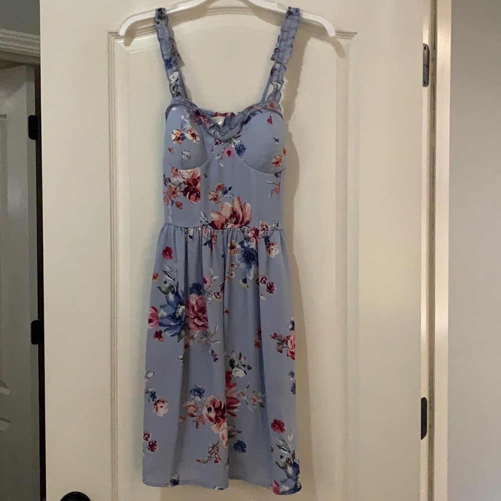 Blue Floral Dress